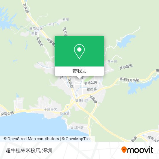 超牛桂林米粉店地图
