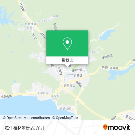 超牛桂林米粉店地图