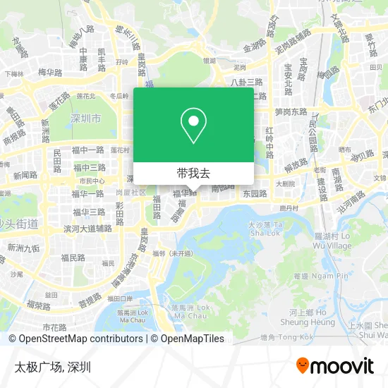 太极广场地图