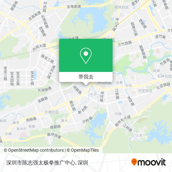 深圳市陈志强太极拳推广中心地图