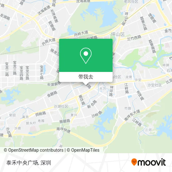 泰禾中央广场地图
