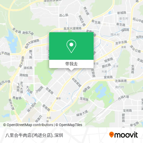 八里合牛肉店(鸿进分店)地图