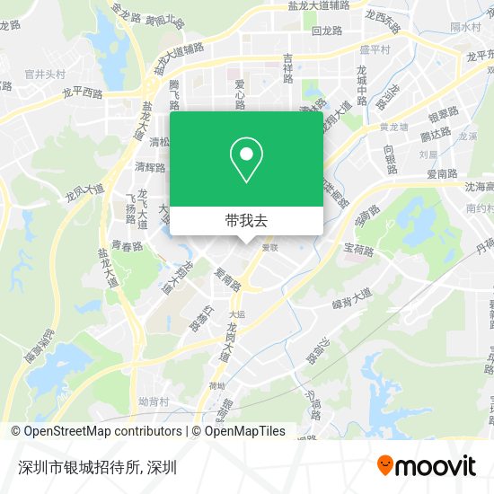 深圳市银城招待所地图