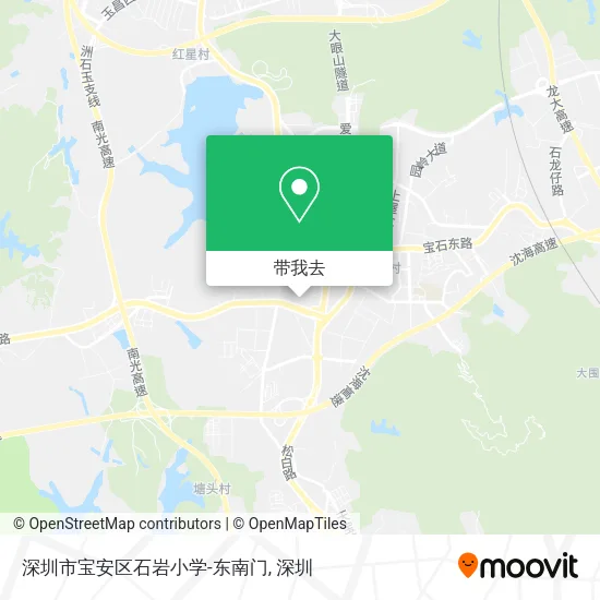 深圳市宝安区石岩小学-东南门地图