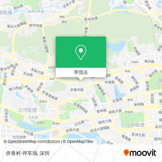 侨香村-停车场地图
