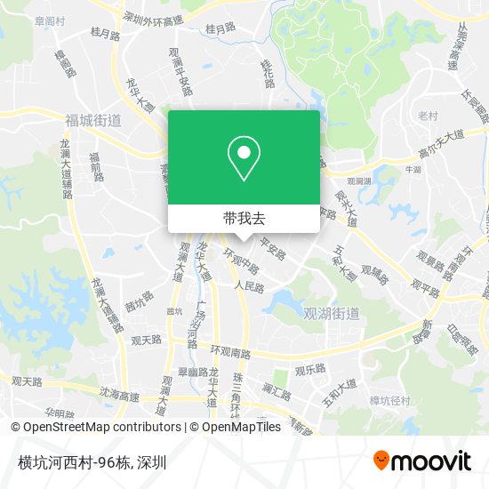 横坑河西村-96栋地图
