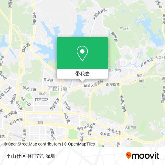 平山社区-图书室地图