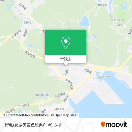 街电(夏威夷蓝色经典Club)地图