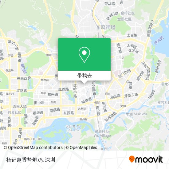 杨记趣香盐焗鸡地图