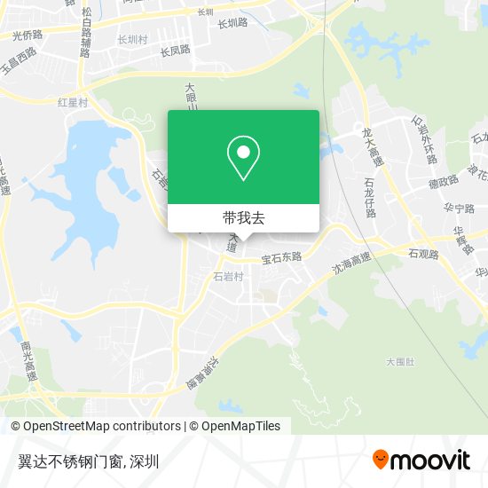 翼达不锈钢门窗地图