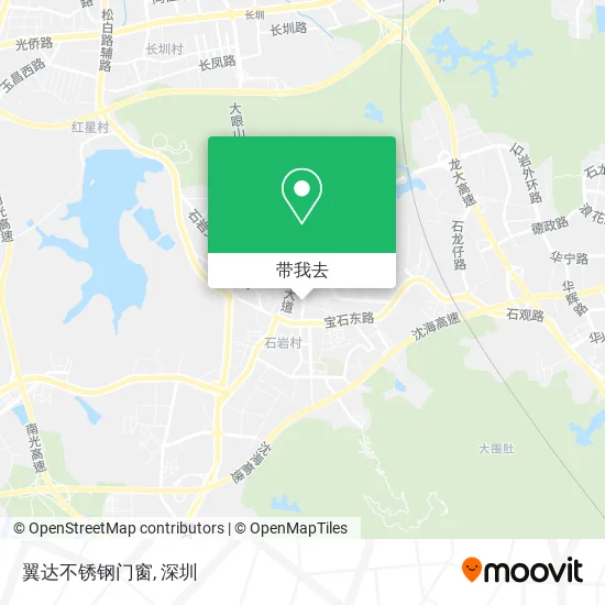 翼达不锈钢门窗地图
