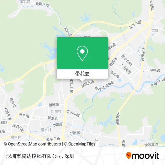深圳市翼达模胚有限公司地图