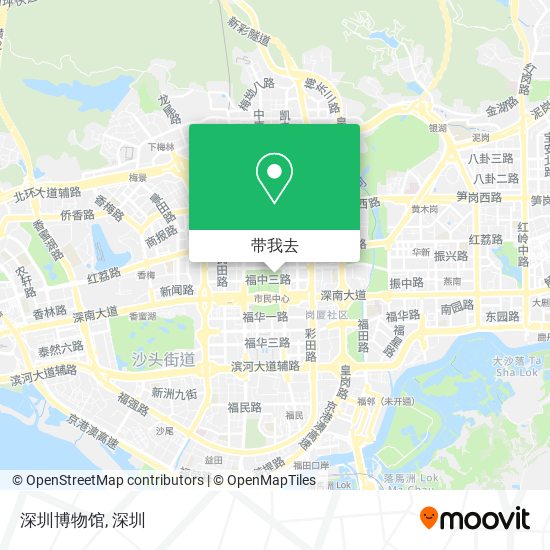深圳博物馆地图