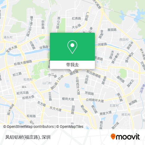 凤铝铝材(福庄路)地图
