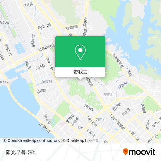 阳光早餐地图