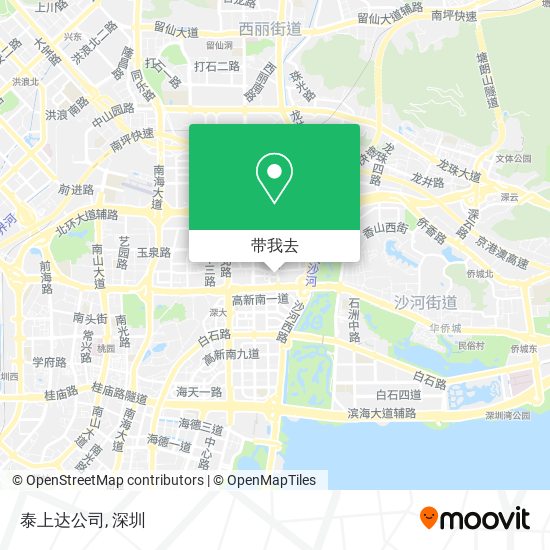 泰上达公司地图