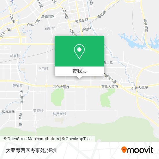 大亚弯西区办事处地图