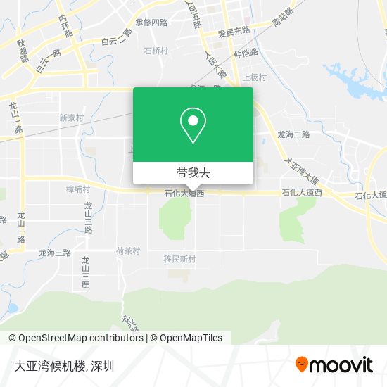 大亚湾候机楼地图