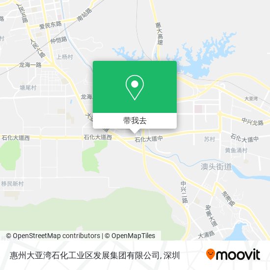 惠州大亚湾石化工业区发展集团有限公司地图