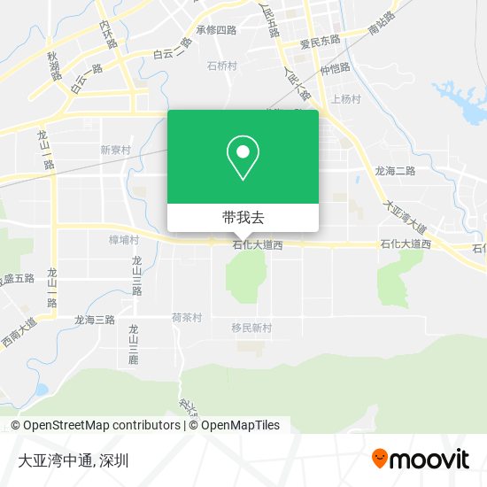 大亚湾中通地图
