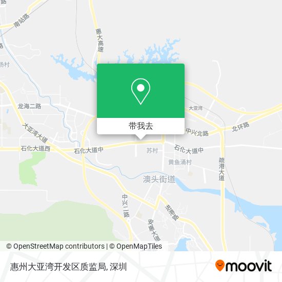 惠州大亚湾开发区质监局地图