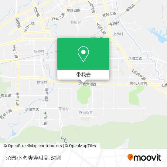 沁园小吃 爽爽甜品地图