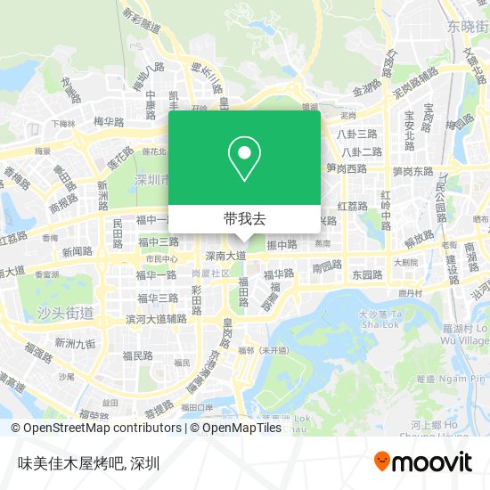 味美佳木屋烤吧地图