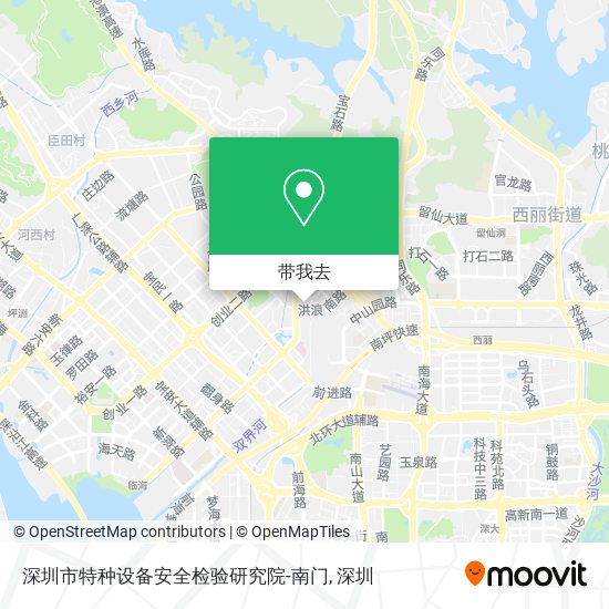 深圳市特种设备安全检验研究院-南门地图