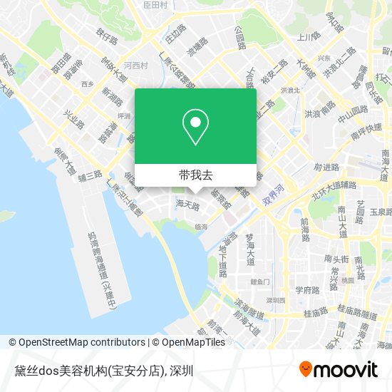 黛丝dos美容机构(宝安分店)地图