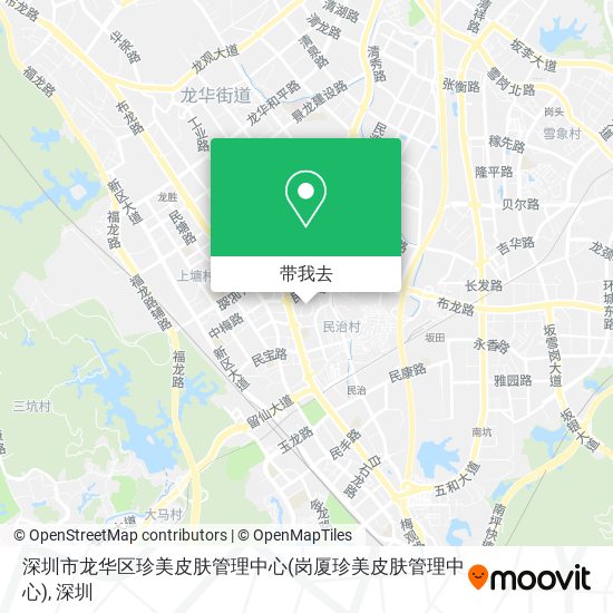 深圳市龙华区珍美皮肤管理中心(岗厦珍美皮肤管理中心)地图