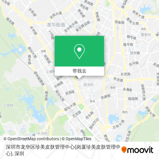 深圳市龙华区珍美皮肤管理中心(岗厦珍美皮肤管理中心)地图