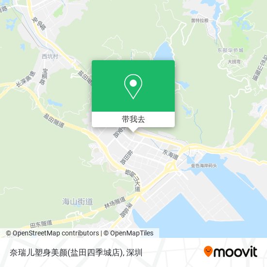奈瑞儿塑身美颜(盐田四季城店)地图