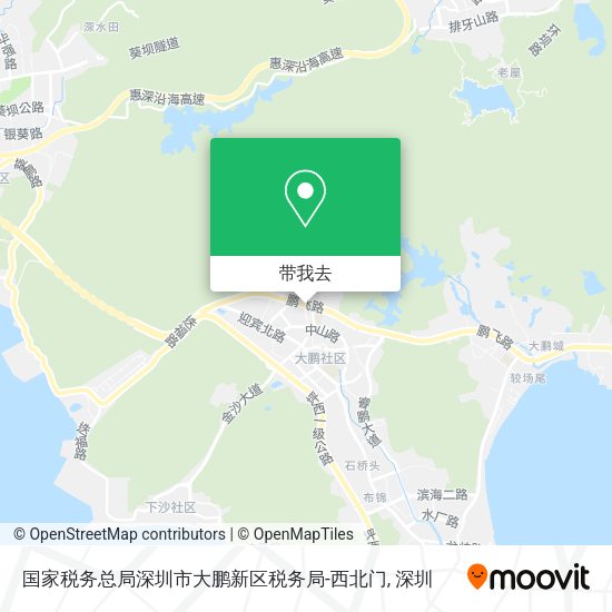 国家税务总局深圳市大鹏新区税务局-西北门地图