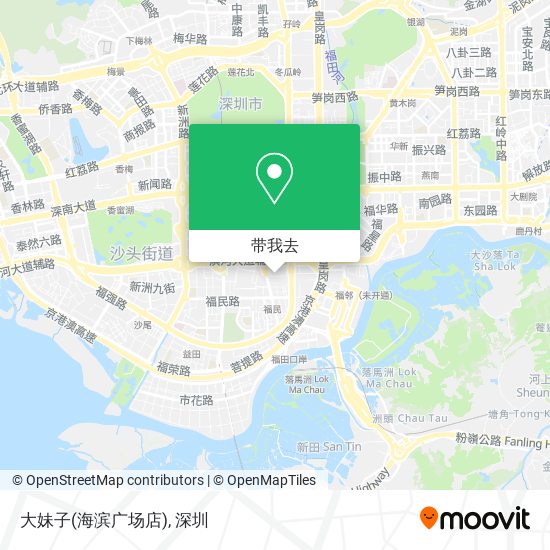 大妹子(海滨广场店)地图