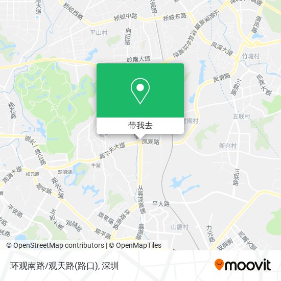 环观南路/观天路(路口)地图