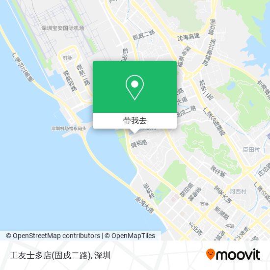 工友士多店(固戍二路)地图