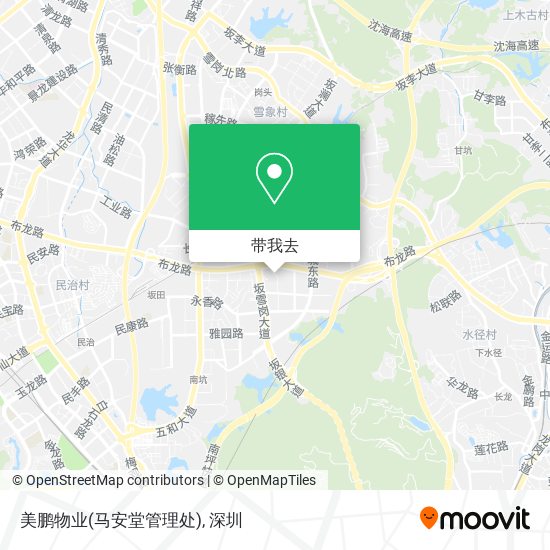 美鹏物业(马安堂管理处)地图