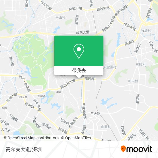 高尔夫大道地图