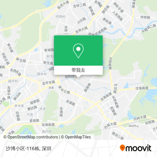 沙博小区-116栋地图