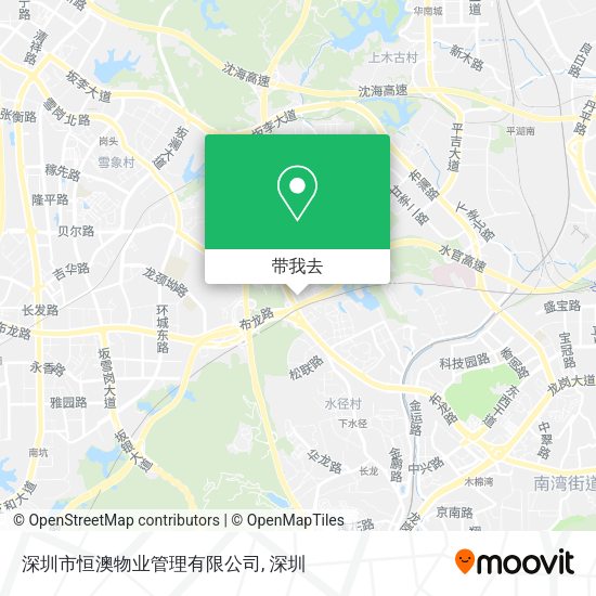 深圳市恒澳物业管理有限公司地图