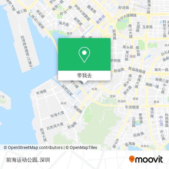 前海运动公园地图