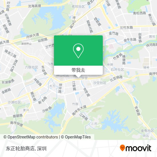 东正轮胎商店地图