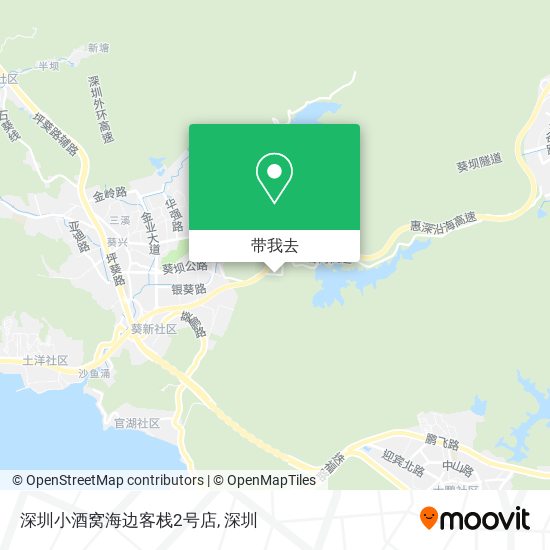深圳小酒窝海边客栈2号店地图