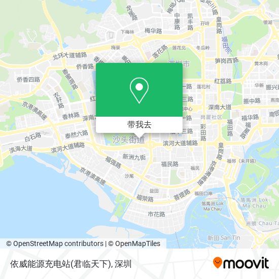 依威能源充电站(君临天下)地图