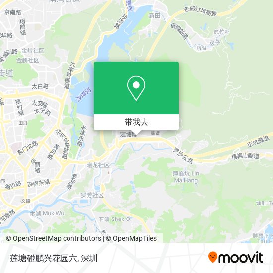 莲塘碰鹏兴花园六地图