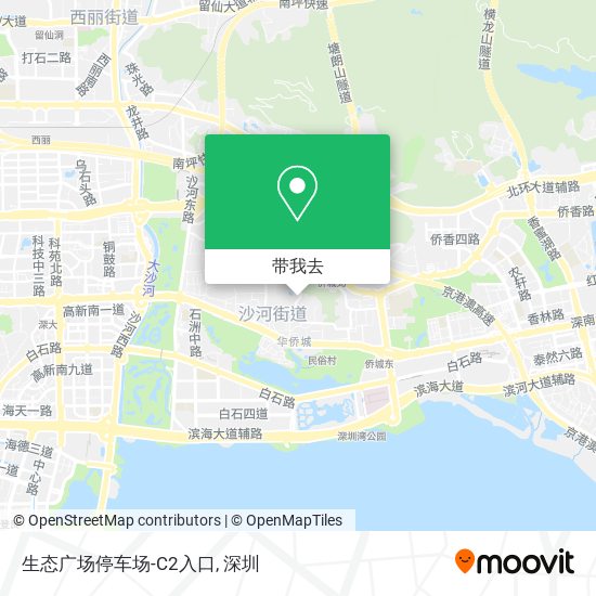 生态广场停车场-C2入口地图