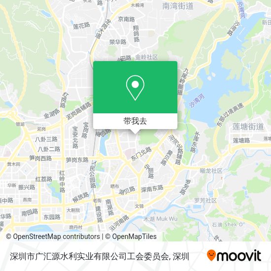深圳市广汇源水利实业有限公司工会委员会地图