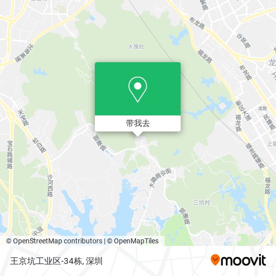 王京坑工业区-34栋地图