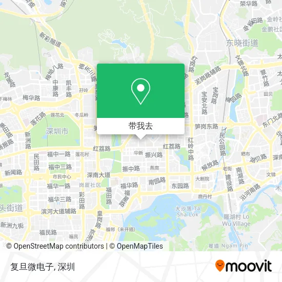 复旦微电子地图
