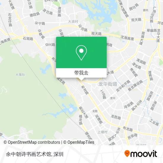 余中朝诗书画艺术馆地图